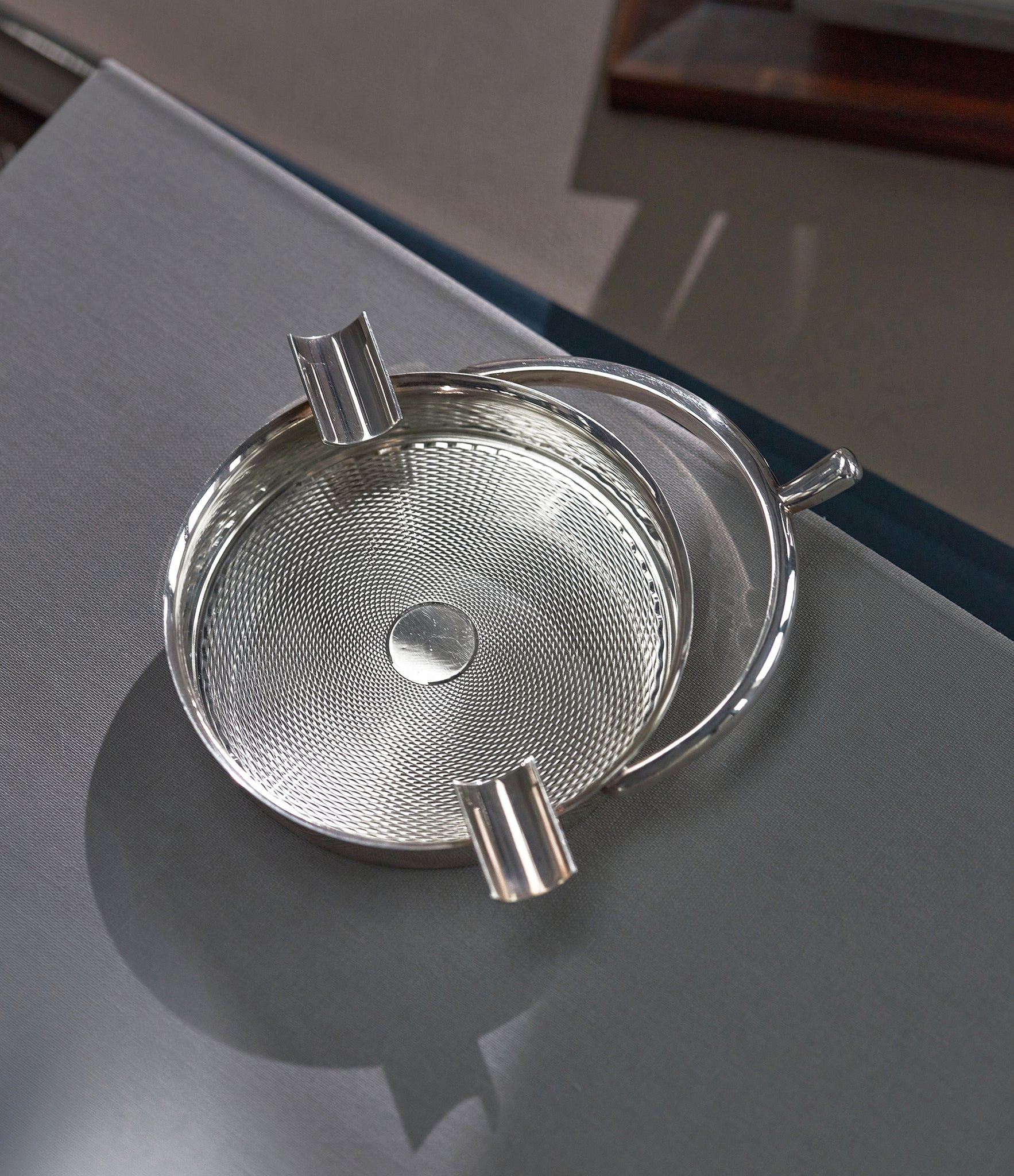 rare vintage Hermès Paris tastevin-style cigar holder ashtray A Collected Man