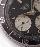 rare chronograph Heuer Autavia 2446 Second Execution Valjoux 72 rare first-owner steel racing sport watch for sale online at A Collected Man London UK rare watch specilaist