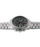 steel Heuer Sport Audi 510.533 vintage chronograph watch for sale online at A Collected Man London UK specialist of rare vintage watches