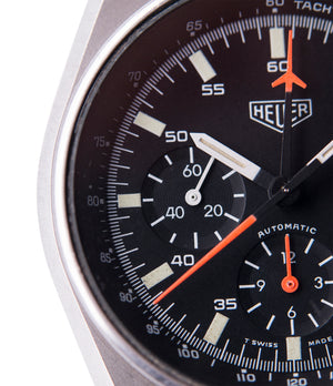 510.533 Heuer Audi Sport vintage steel chronograph watch for sale online at A Collected Man London UK specialist of rare vintage watches
