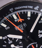 Heuer Audi Sport 510.533 vintage steel chronograph watch for sale online at A Collected Man London UK specialist of rare vintage watches