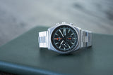 Heuer Audi Sport 510.533 vintage steel chronograph watch for sale online at A Collected Man London UK specialist of rare vintage watches