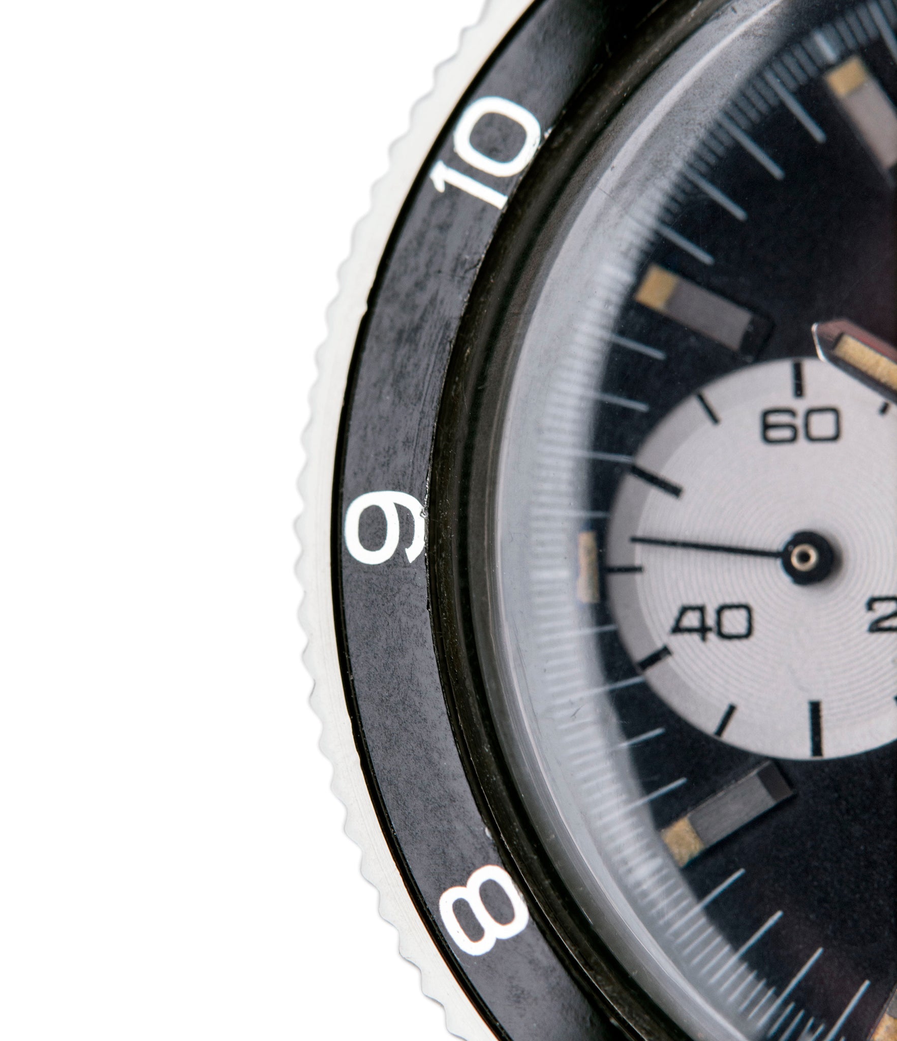 bezel vintage Heuer Autavia Rindt 2446 rare steel chronograph sport racing watch Valjoux 72 movement