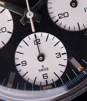 chronograph vintage Heuer Autavia Rindt 2446 rare steel sport racing watch Valjoux 72 movement