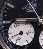 racing sport watch rare vintage Heuer Autavia Rindt 2446 rare steel Valjoux 72 movement