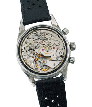 Valjoux 72 vintage Heuer Autavia Rindt 2446 manual-winding steel sport chronograph watch for sale online at A Collected Man London UK vintage rare watch specialist