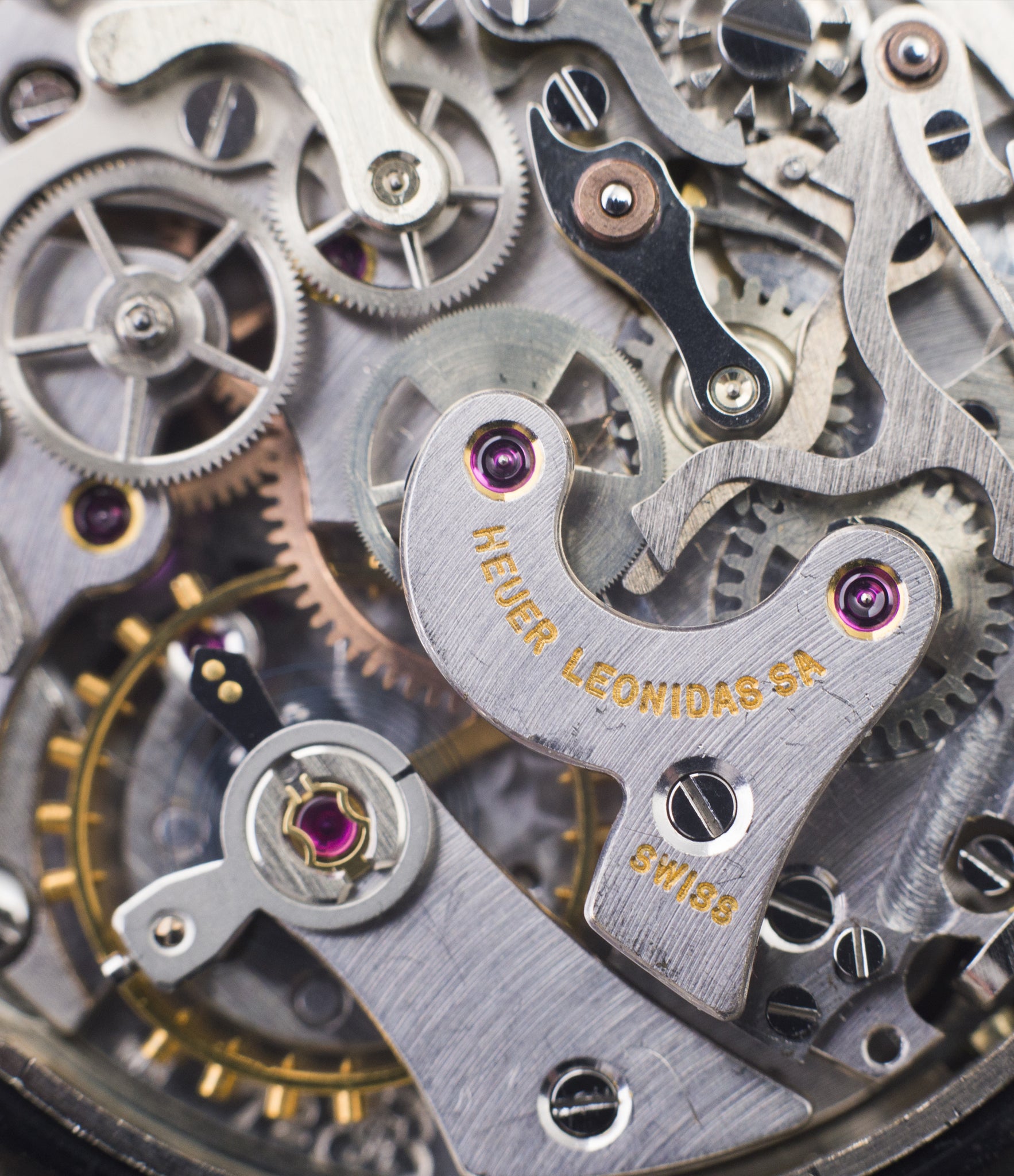 Valjoux 72 column-wheel chronograph manual-winding Heuer Autavia 2446 steel Rindt watch for sale online at A Collected Man London