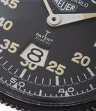 tritium dial Heuer Monte-Carlo Stopwatch 3B/3822 Timer RAF-issued Broad Arrow chronograph for sale at A Collected Man London