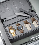 Hong Kong, eight-watch box Eight-watch box in shark grey grained leather | A Collected Man | Available World Wide