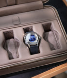 Hong Kong, eight-watch box Eight-watch box in truffle grained leather | A Collected Man | Available World Wide