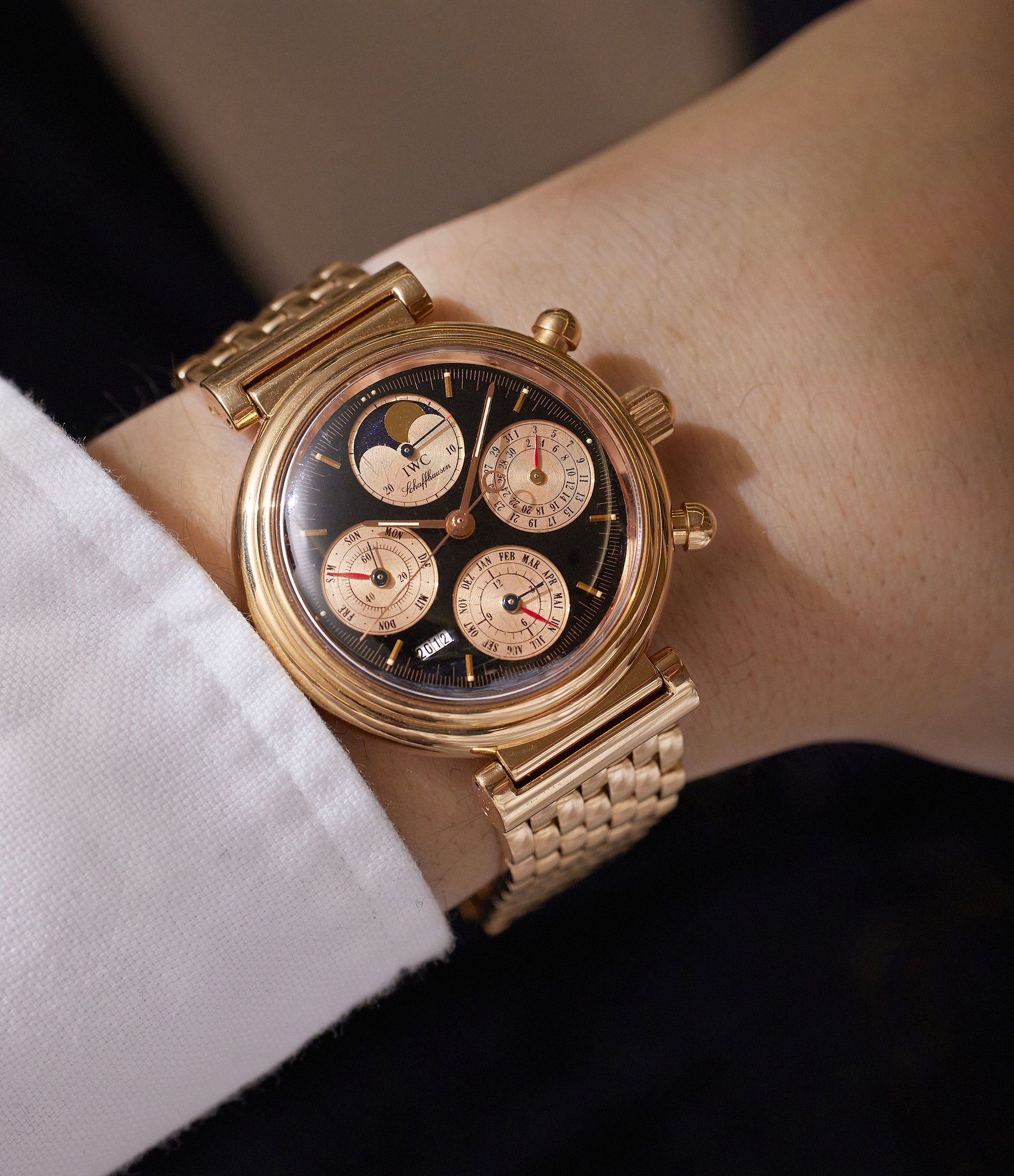 IWC Da Vinci Perpetual Calendar Chronograph, buy rare vintage watches at A Collected Man London