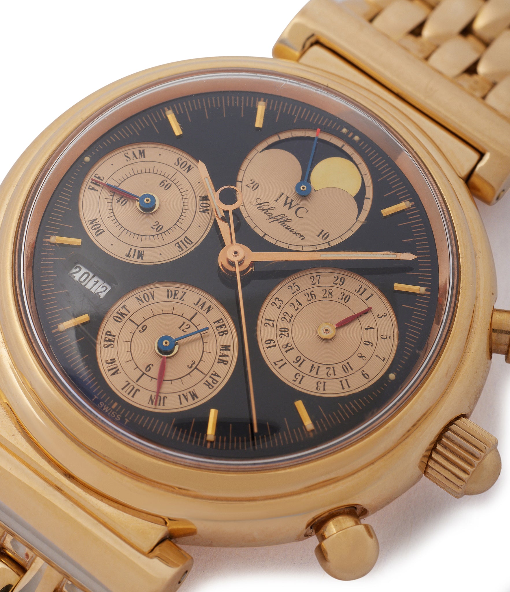 IWC Da Vinci Perpetual Calendar Chronograph, buy rare vintage watches at A Collected Man London