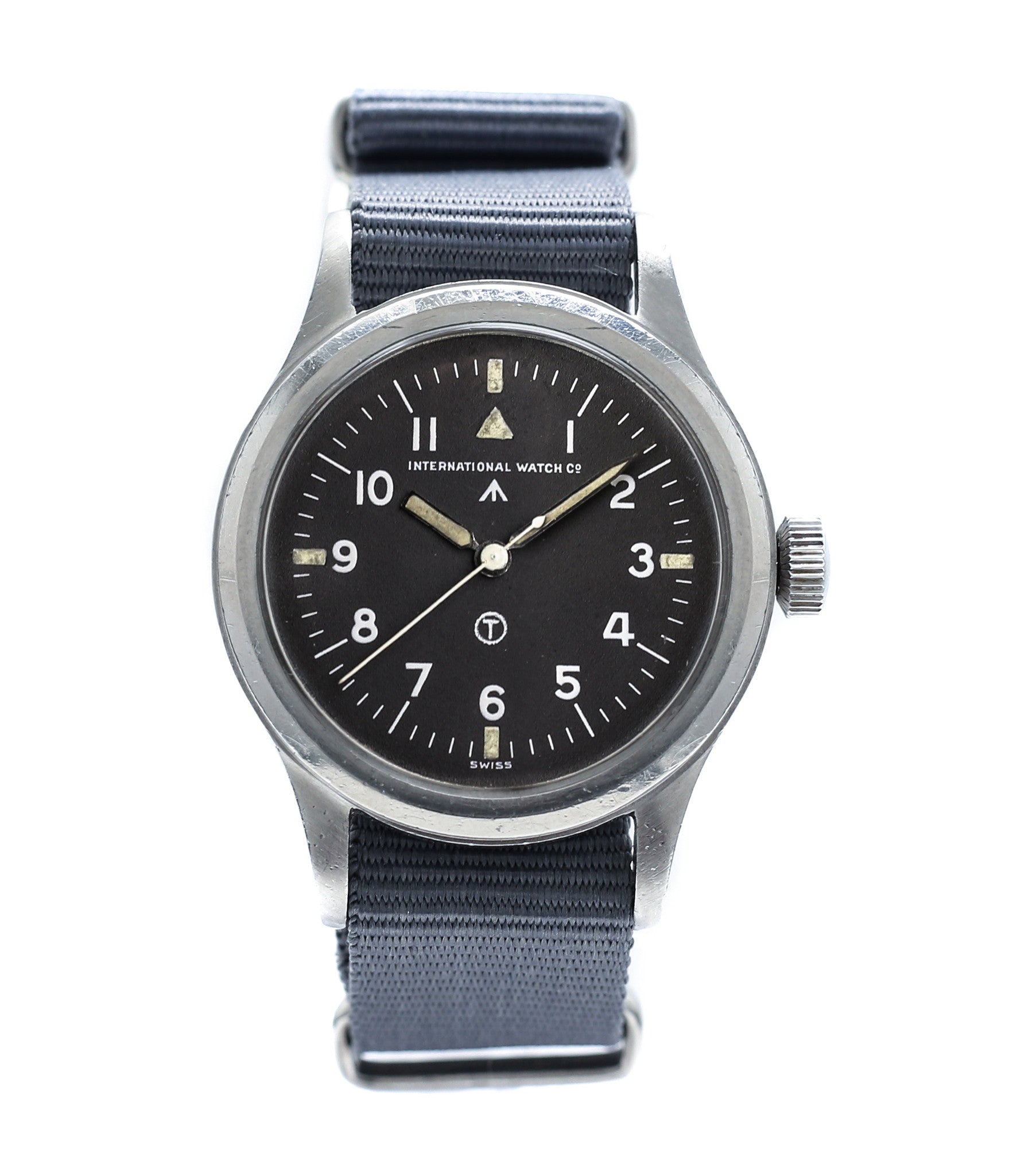 buy IWC Mark XI 6B/346 vintage military RAF pilot steel watch online at A Collected Man London vintage military watch specialist