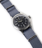 selling IWC Mark XI 6B/346 vintage military RAF pilot steel watch online at A Collected Man London vintage military watch specialist