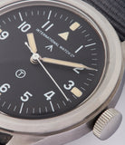 steel vintage IWC Mark 11 6B/346 Cal. 89 British RAF pilot's military steel watch for sale online at A Collected Man London UK specialist of rare watches