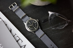 IWC Mark 11 6B/346 British RAF pilot's military steel watch for sale online at A Collected Man London UK specialist of rare watches