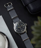 vintage IWC Mark 11 6B/346 British RAF pilot's military steel watch for sale online at A Collected Man London UK specialist of rare watches