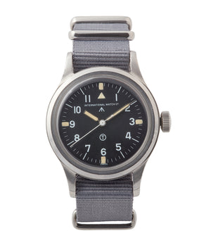 buy vintage IWC Mark 11 6B/346 British RAF pilot's military steel watch for sale online at A Collected Man London UK specialist of rare watches