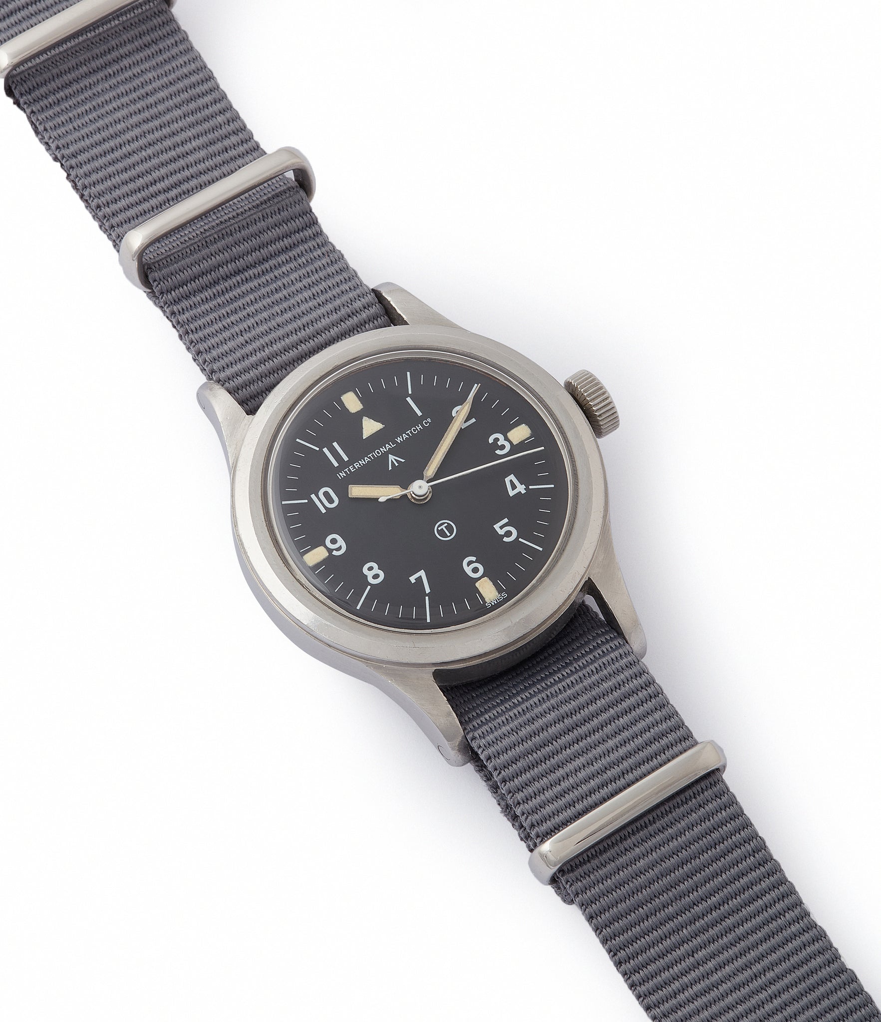 selling vintage IWC Mark 11 6B/346 British RAF pilot's military steel watch for sale online at A Collected Man London UK specialist of rare watches