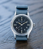 Mark XI IWC 6B/346 steel vintage military wristwatch Cal. 89 for sale online at A Collected Man London UK specialist of rare watches