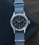 vintage 6B/346 IWC Mark 11 steel vintage military wristwatch Cal. 89 for sale online at A Collected Man London UK specialist of rare watches