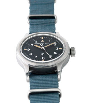 sell IWC Mark XI 6B/346 steel vintage military wristwatch Cal. 89 for sale online at A Collected Man London UK specialist of rare watches