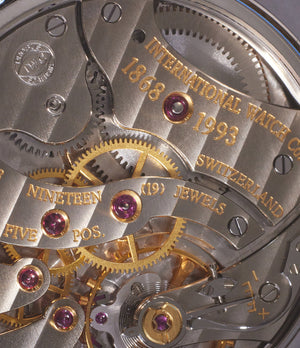 IWC Portuguese "Jubilee" | Steellimited series of 1000 watches made to celebrate the 125th anniversary of IWC in 1993 | A Collected Man | Available Worldwide