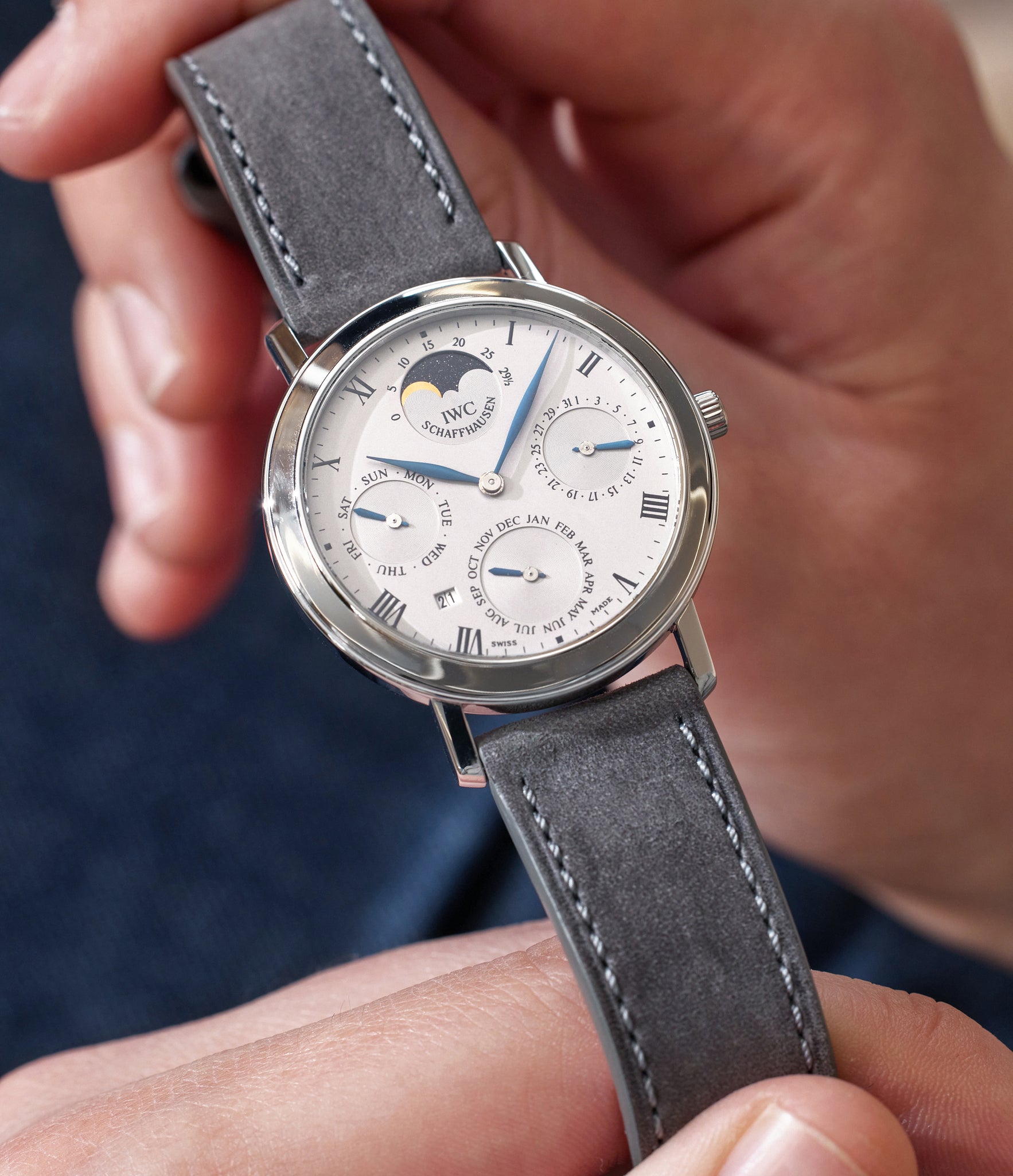 IWC Perpetual Calendar 2050 | Grey Dial | A Collected Man London