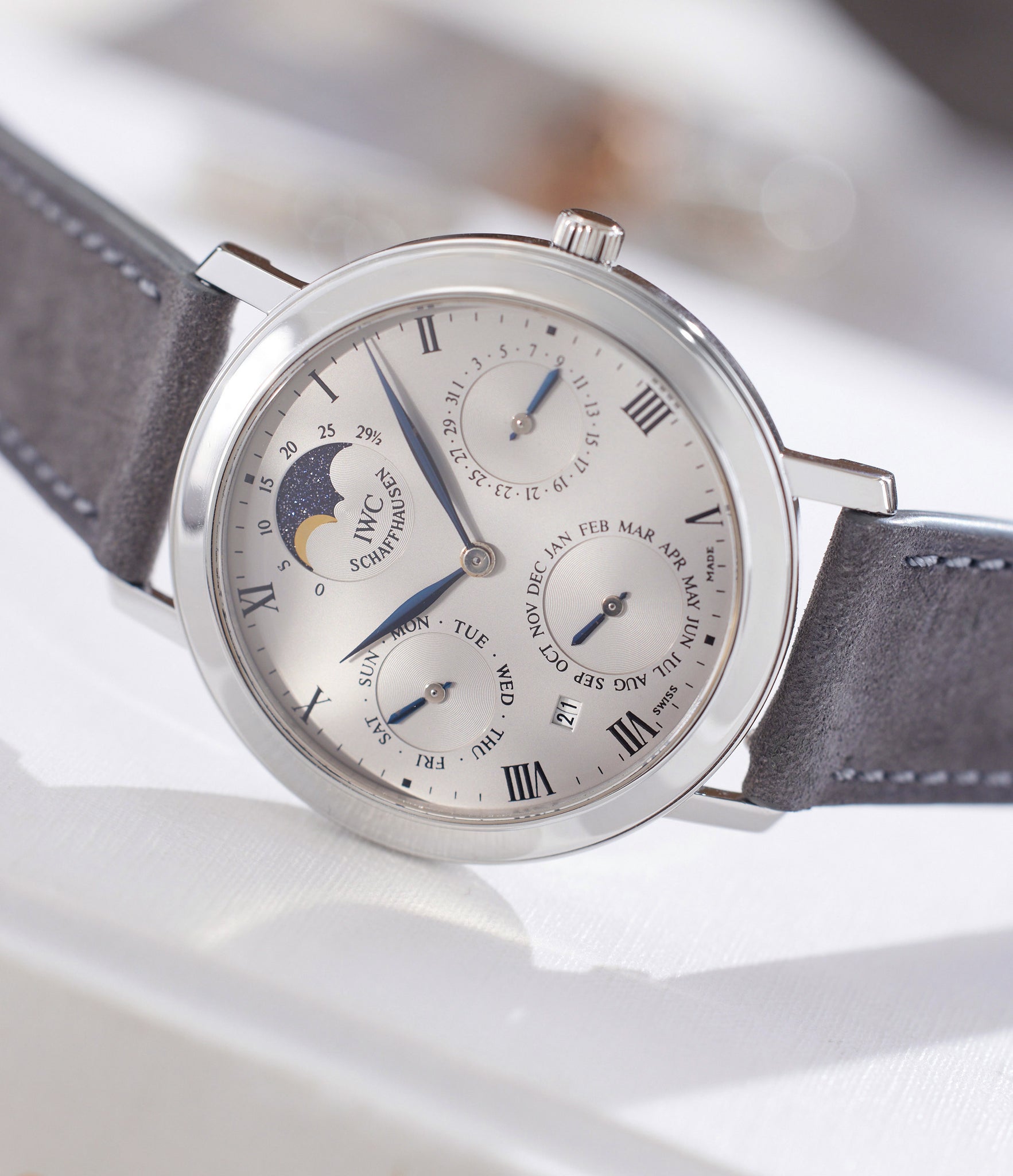 IWC Perpetual Calendar 2050 | Grey Dial | A Collected Man London