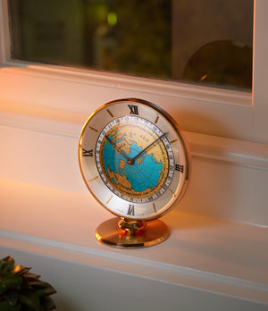 Imhof World Time Clock | "Heure Universelle" | Brass | Available World Wide | A Collected Man