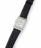 silver and blue dial Jaeger-LeCoultre Boutique Edition Grand Reverso Duoface Blue Ultra-Thin 278.8.54 steel preowned traveller