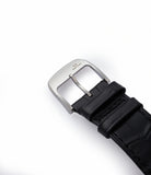 steel tang buckle Jaeger-LeCoultre Boutique Edition Ultra-Thin Grand Reverso Duoface Blue 278.8.54 steel preowned traveller watch
