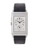 find Jaeger-LeCoultre Boutique Edition Grand Reverso Duoface Blue Ultra-Thin 278.8.54 steel preowned traveller