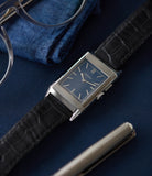 gent's dress watch Jaeger-LeCoultre Grand Reverso Duoface Blue Ultra-Thin Boutique Edition 278.8.54 steel preowned traveller
