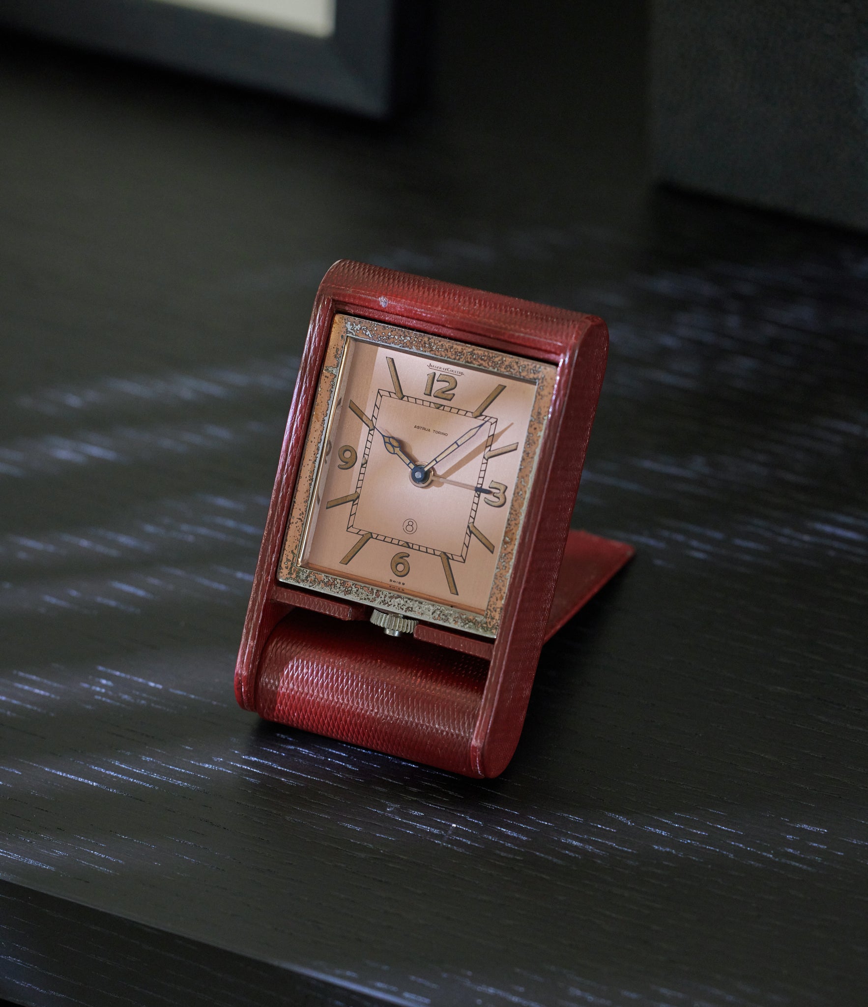 Ados Alarm Travel Clock For Astrua Torino | Rose Gold Case