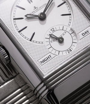 White Front Dial | Jaeger-LeCoultre Grand Reverso | Ultra-Thin | Duoface Blue | Stainless Steel | A Collected Man | Available Worldwide