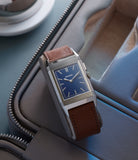 Blue Front Dial | Jaeger-LeCoultre Grand Reverso | Ultra-Thin | Duoface Blue | Stainless Steel | A Collected Man | Available Worldwide