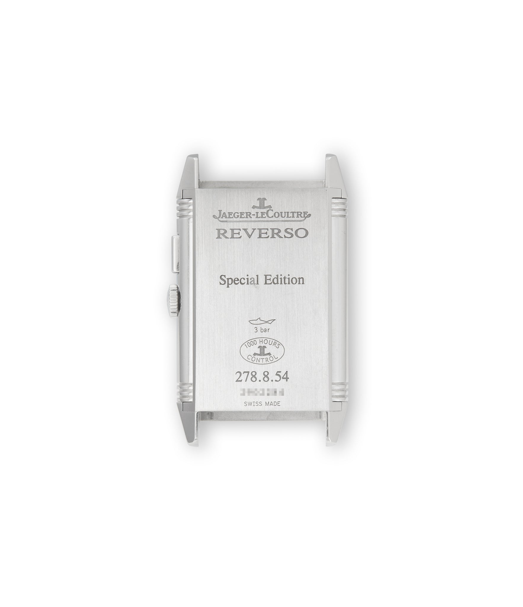 Caseback | Jaeger-LeCoultre Grand Reverso | Ultra-Thin | Duoface Blue | Stainless Steel | A Collected Man | Available Worldwide