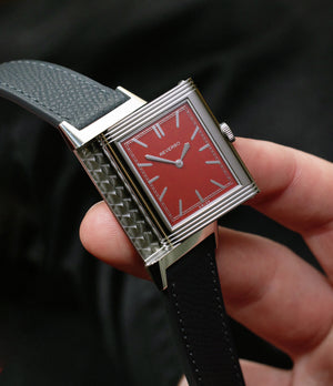 Front dial | Jaeger-LeCoultre Grand Reverso 1931 “Rouge” | Stainless Steel | A Collected Man | Available Worldwide