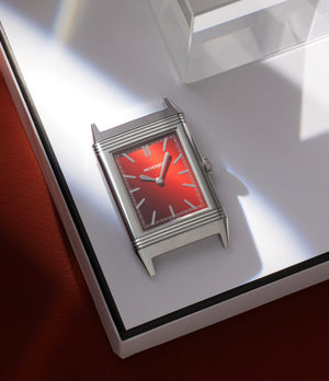 Front dial | Jaeger-LeCoultre Grand Reverso 1931 “Rouge” | Stainless Steel | A Collected Man | Available Worldwide