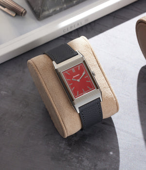 Front dial | Jaeger-LeCoultre Grand Reverso 1931 “Rouge” | Stainless Steel | A Collected Man | Available Worldwide