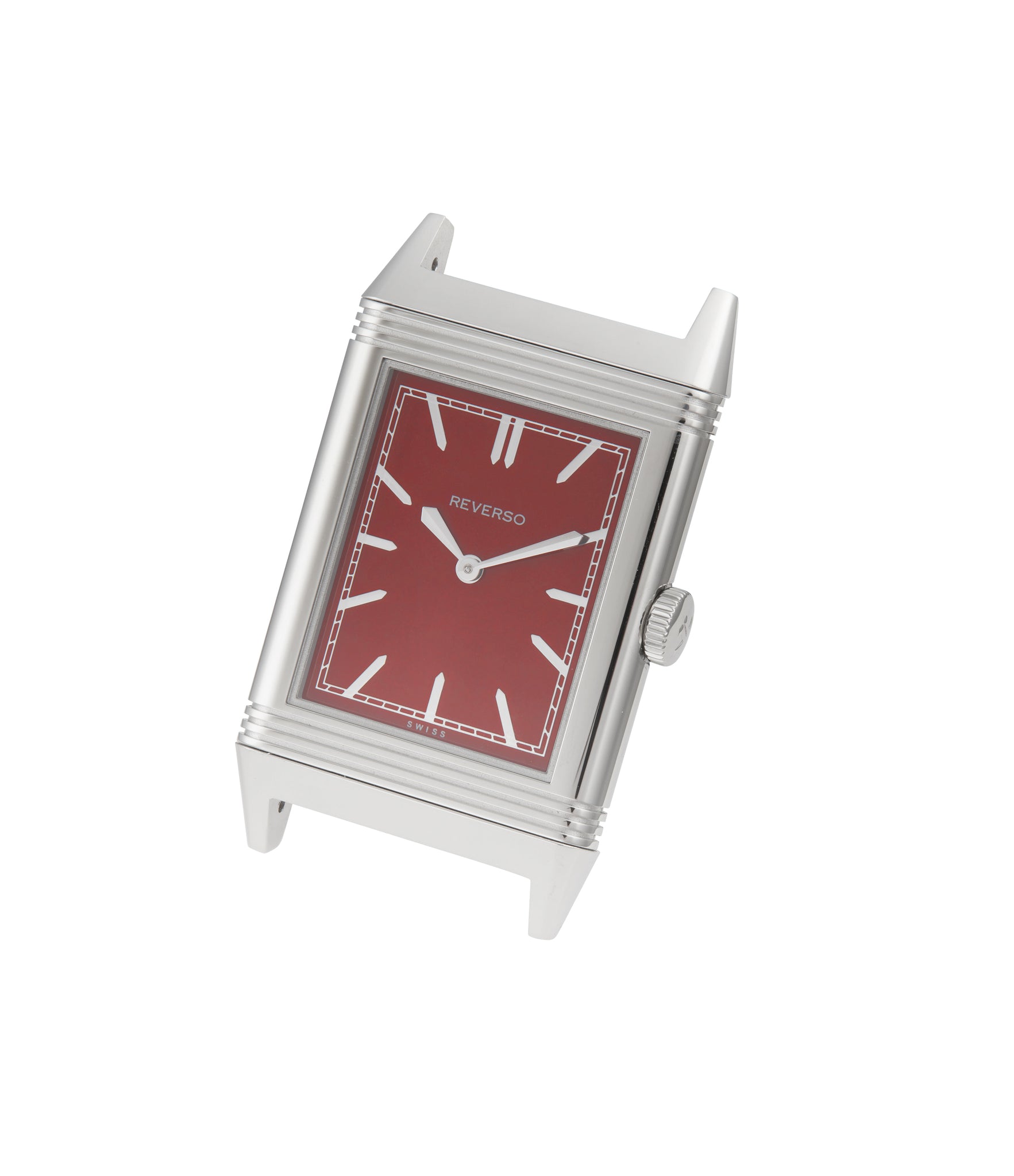 Front dial | Jaeger-LeCoultre Grand Reverso 1931 “Rouge” | Stainless Steel | A Collected Man | Available Worldwide