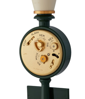 manual-winding Jaeger Rue de la Paix 8-day alarm desktop lamp post green clock for sale online A Collected Man London