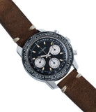 selling vintage LeCoultre Deep Sea Shark E2643 steel chronograph online at A Collected Man London vintage watch specialist