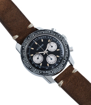 selling vintage LeCoultre Deep Sea Shark E2643 steel chronograph online at A Collected Man London vintage watch specialist