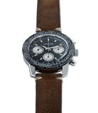steel chronograph LeCoultre Deep Sea Shark Diving E2643 vintage online at A Collected Man London vintage watch specialist