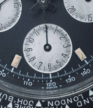 vintage chronograph LeCoultre Deep Sea Shark E2643 steel online at A Collected Man London vintage watch specialist