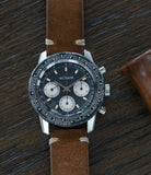selling LeCoultre Deep Sea Shark E2643 steel vintage chronograph online at A Collected Man London vintage watch specialist