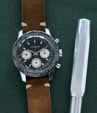 Diving watch LeCoultre Deep Sea Shark E2643 steel vintage chronograph online at A Collected Man London vintage watch specialist