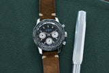 LeCoultre Deep Sea Shark E2643 steel vintage chronograph online at A Collected Man London vintage watch specialist